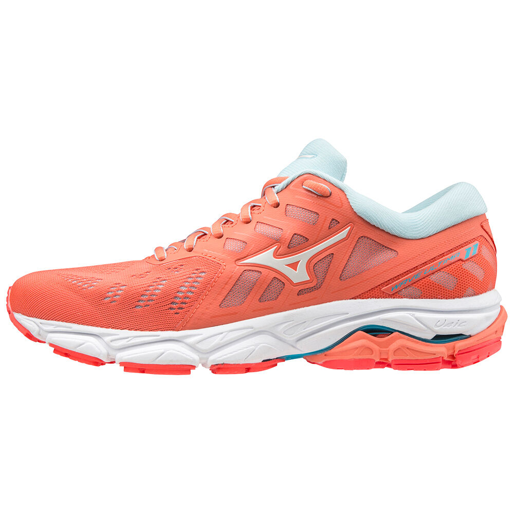 Zapatillas Running Mizuno Wave Ultima 11 Mujer Coral/Blancas España XFPD-69847